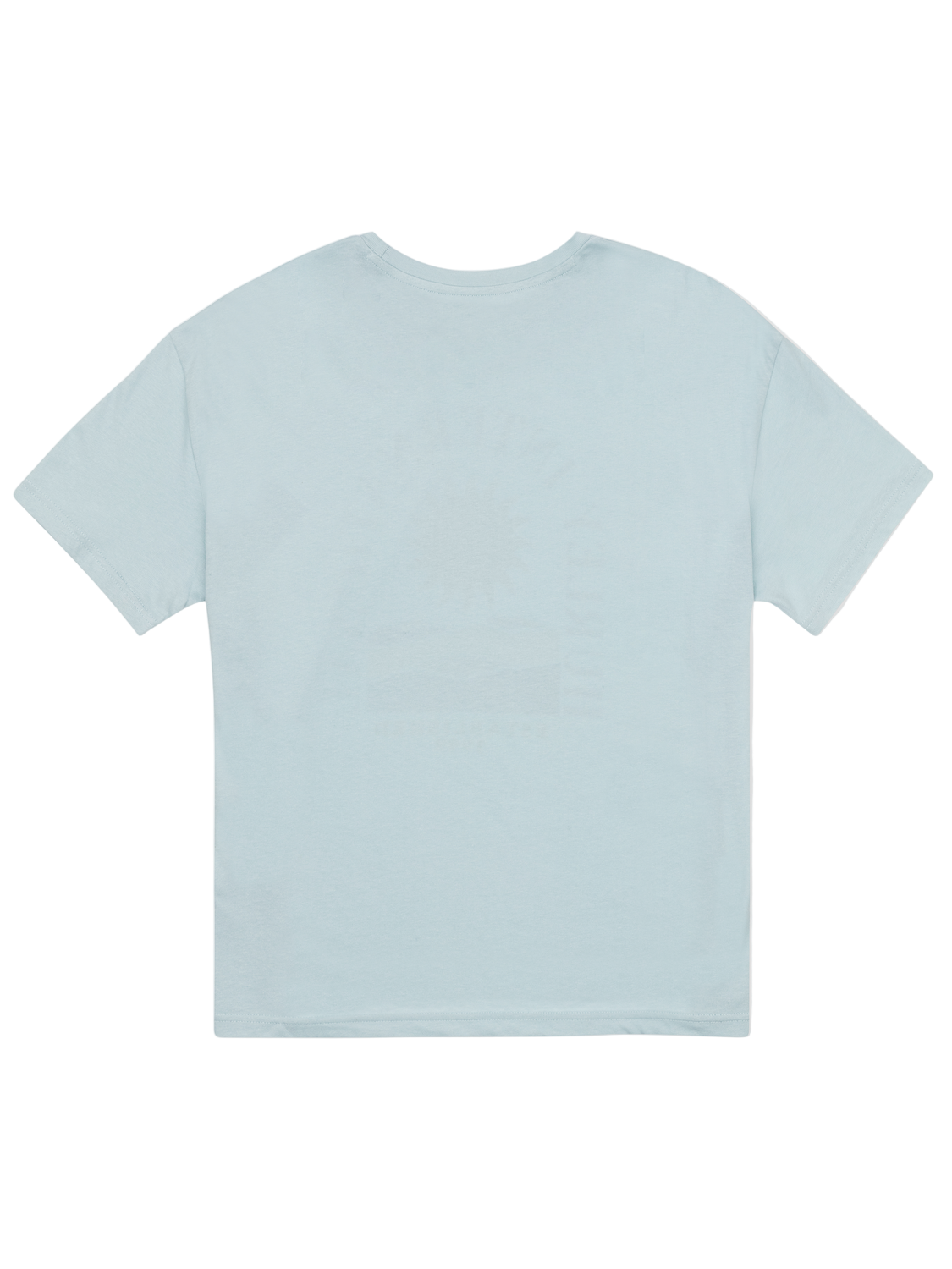 Light blue t-shirt on a white background