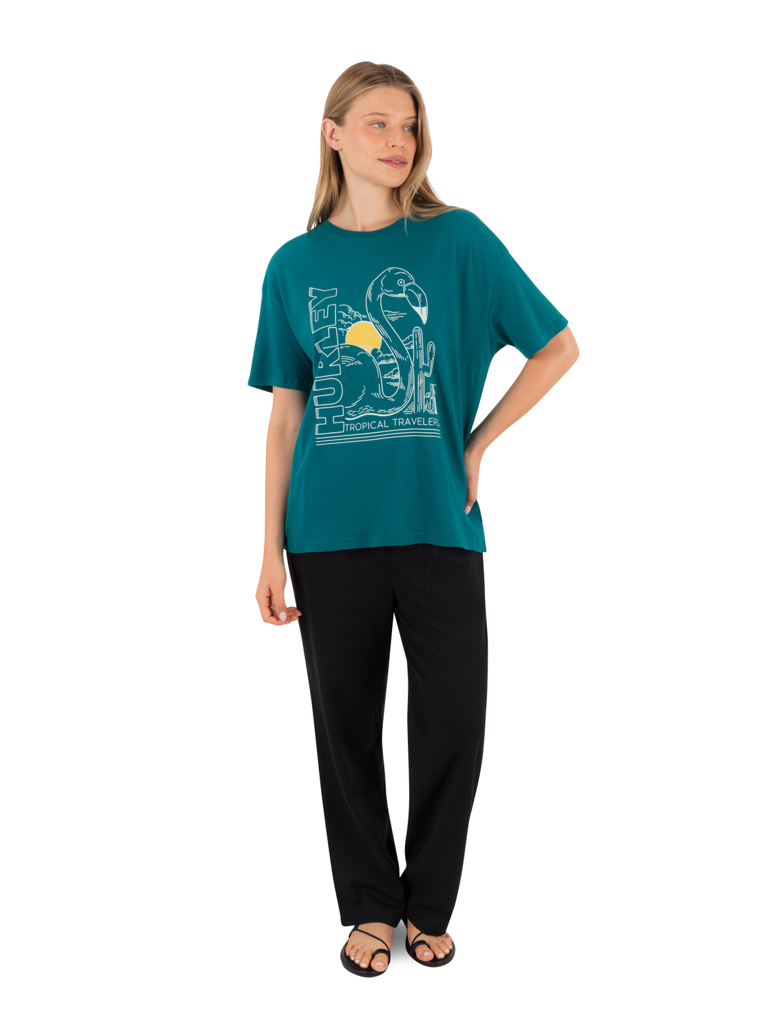 Surf Hooky Boxy Crop Tee