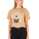 Blossom Boxy Crop Tee