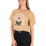 Blossom Boxy Crop Tee