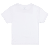 White t-shirt on a white background