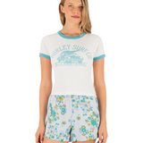 Speedway Ringer Baby Tee