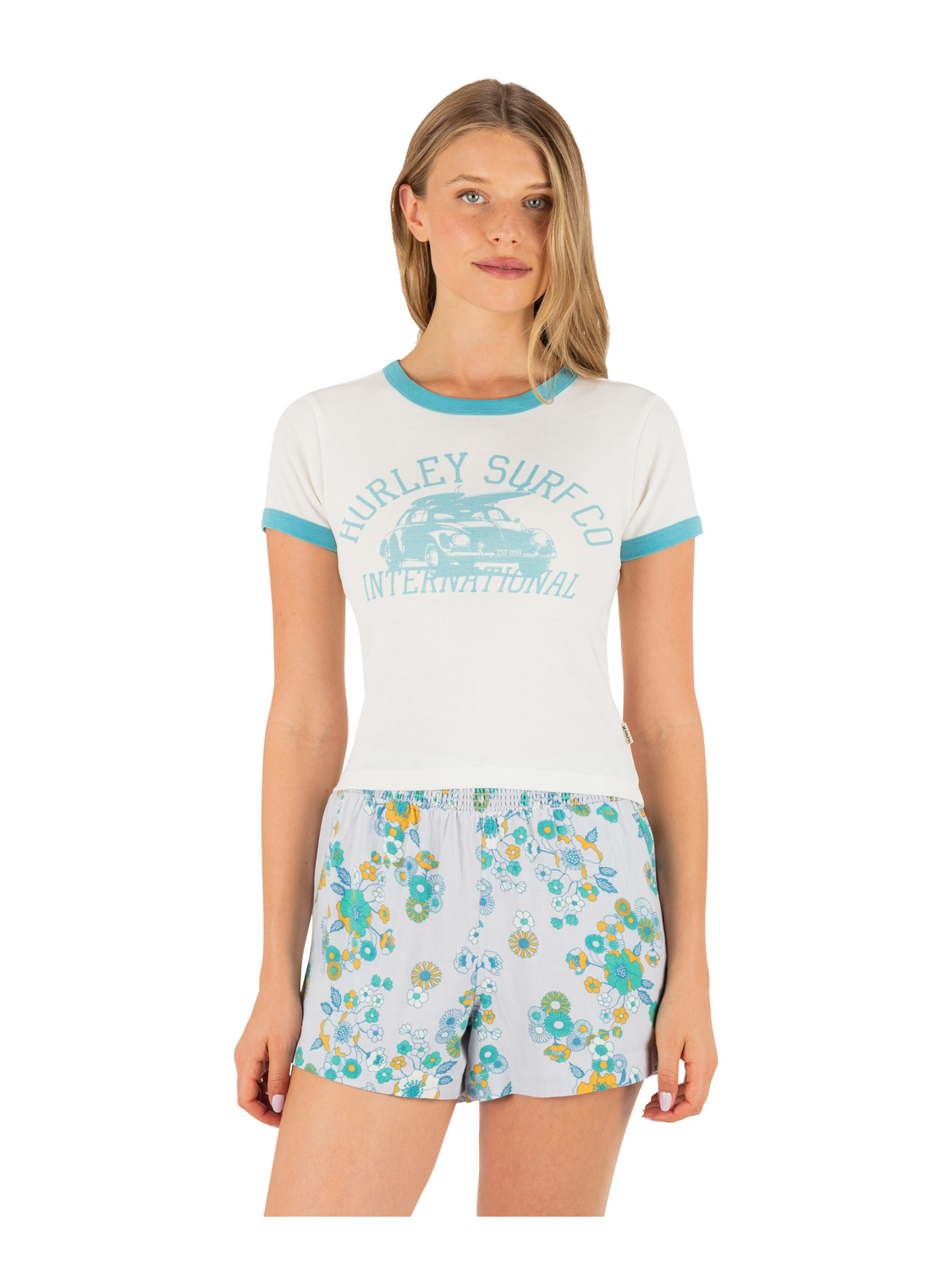 Speedway Ringer Baby Tee