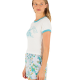 Speedway Ringer Baby Tee