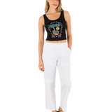 Peacebone Scoop Crop Tank