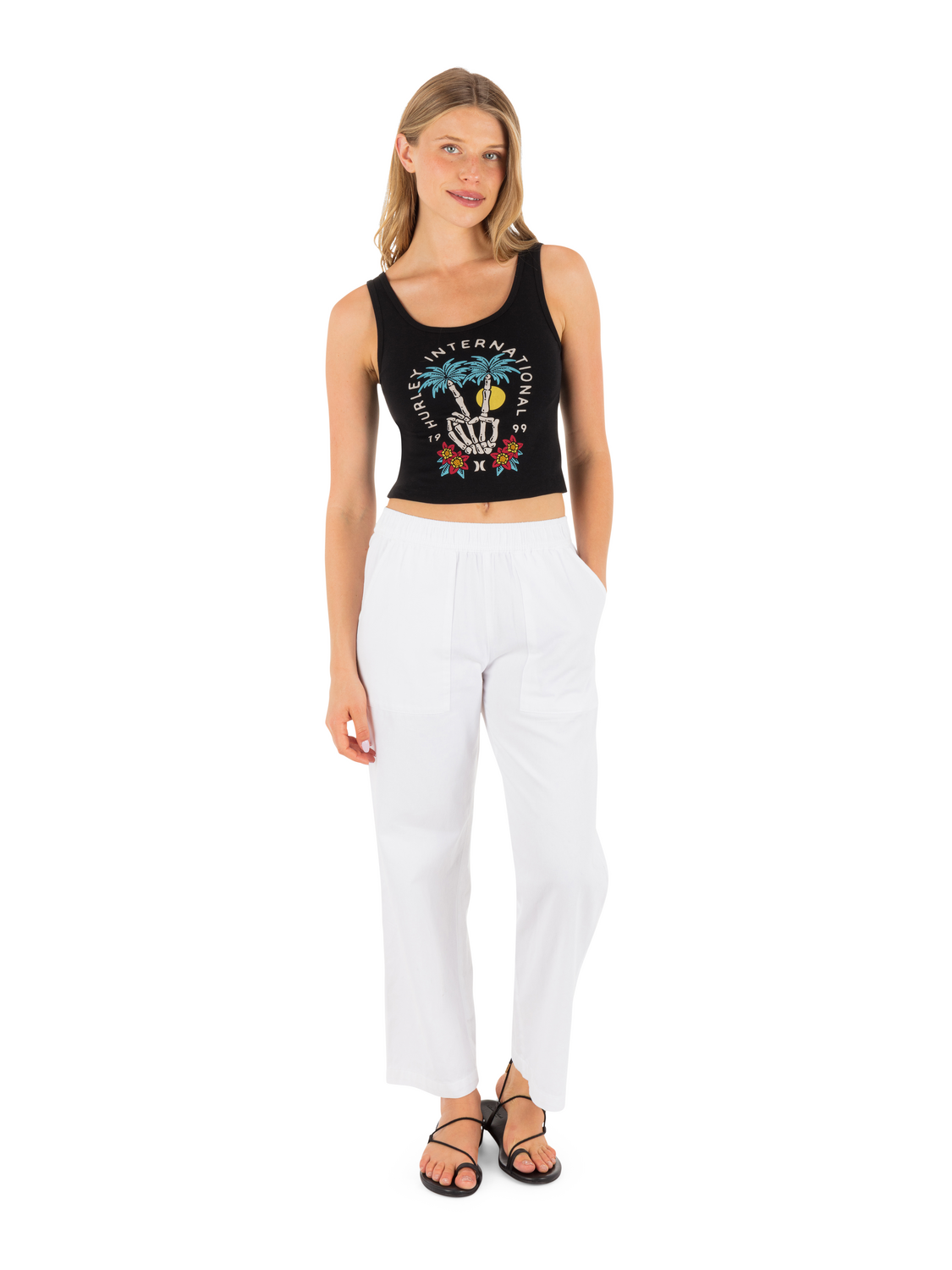 Peacebone Scoop Crop Tank