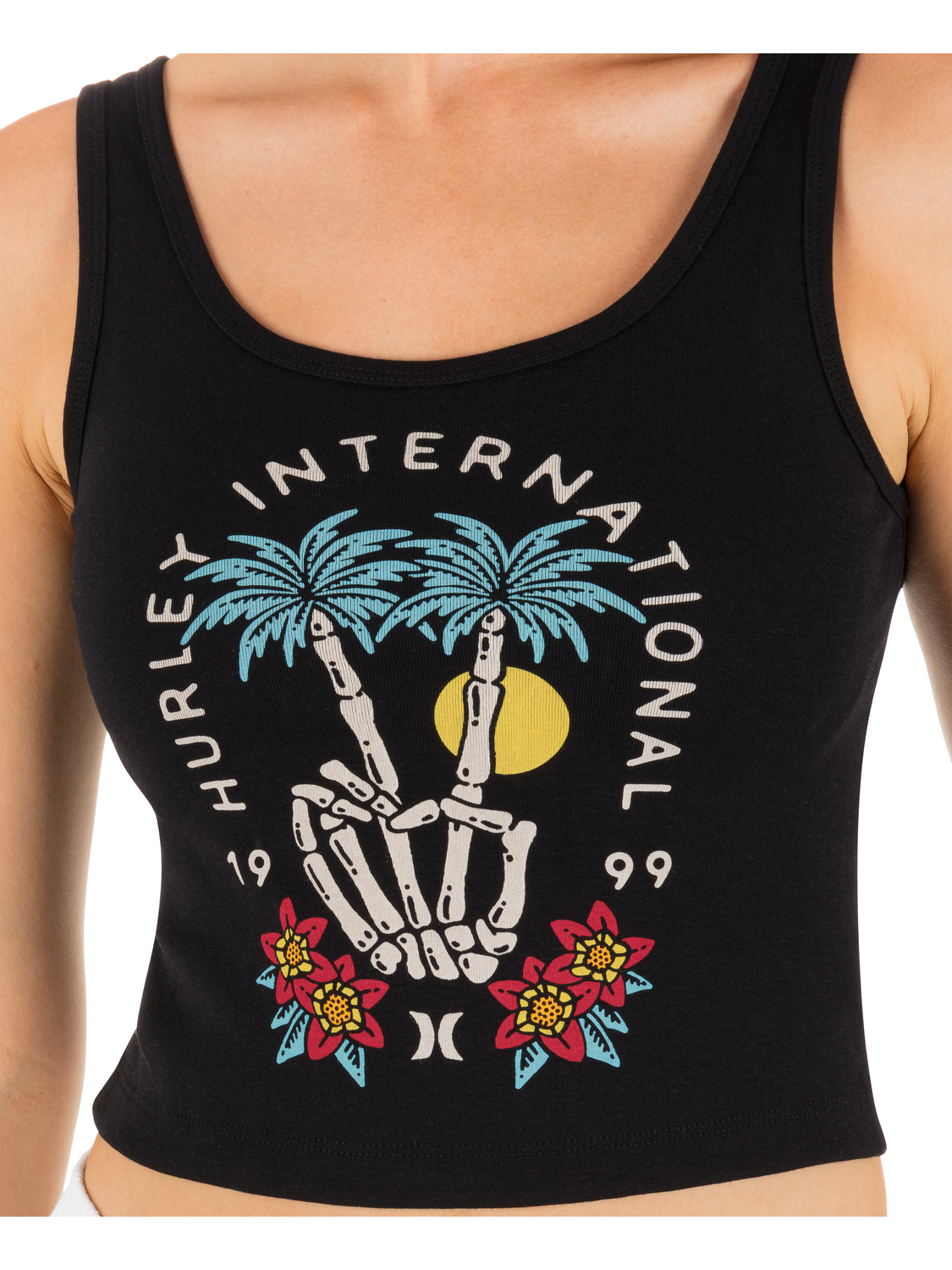 Peacebone Scoop Crop Tank