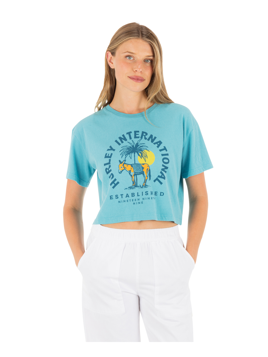 Burro Boxy Crop Tee