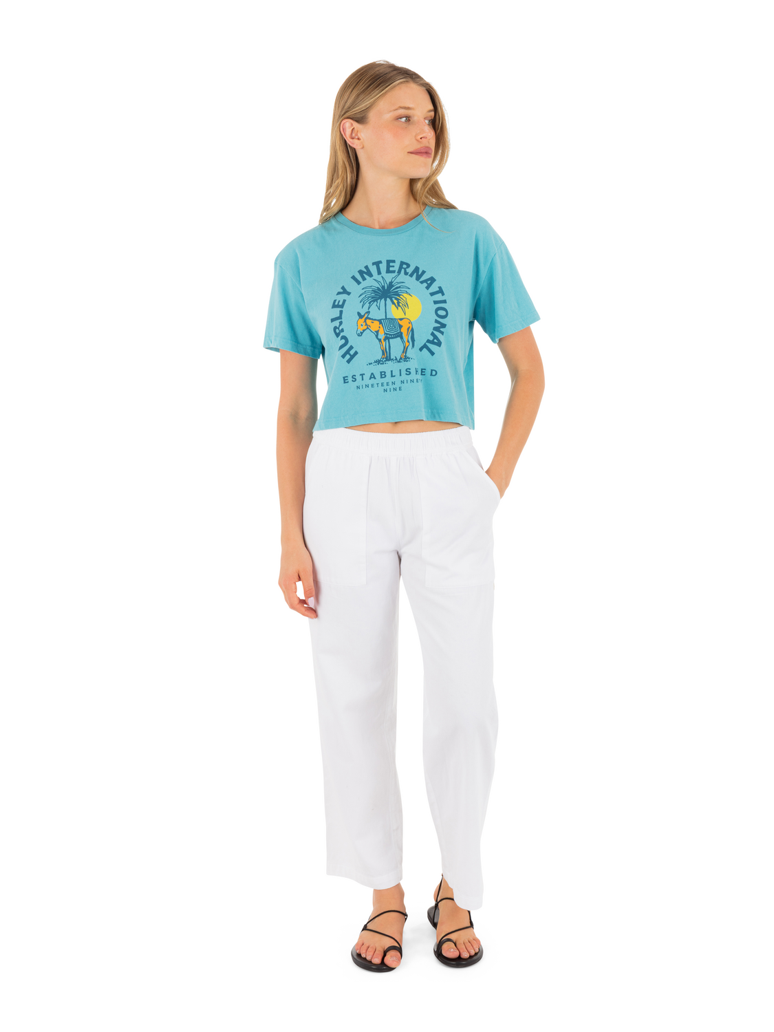 Burro Boxy Crop Tee