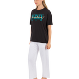 Surf Hooky Boxy Crop Tee