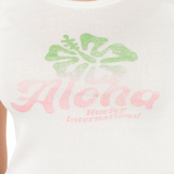 Greetings Scoop Crop Tank