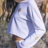 Eagles High Long Sleeve Crop Tee