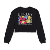 Floreal Long Sleeve Crop T-Shirt