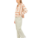 Endless Stripe Baja Fleece