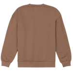 Brown sweatshirt on a white background