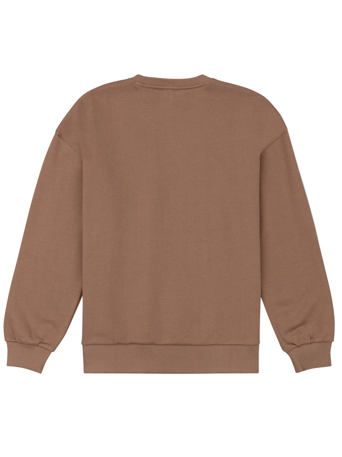 Brown sweatshirt on a white background
