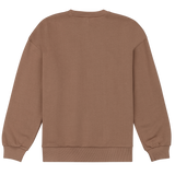 Brown sweatshirt on a white background
