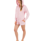 Castaway Palms Crop Zip Hoodie
