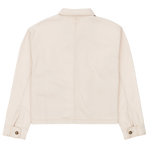 Beige jacket on a white background