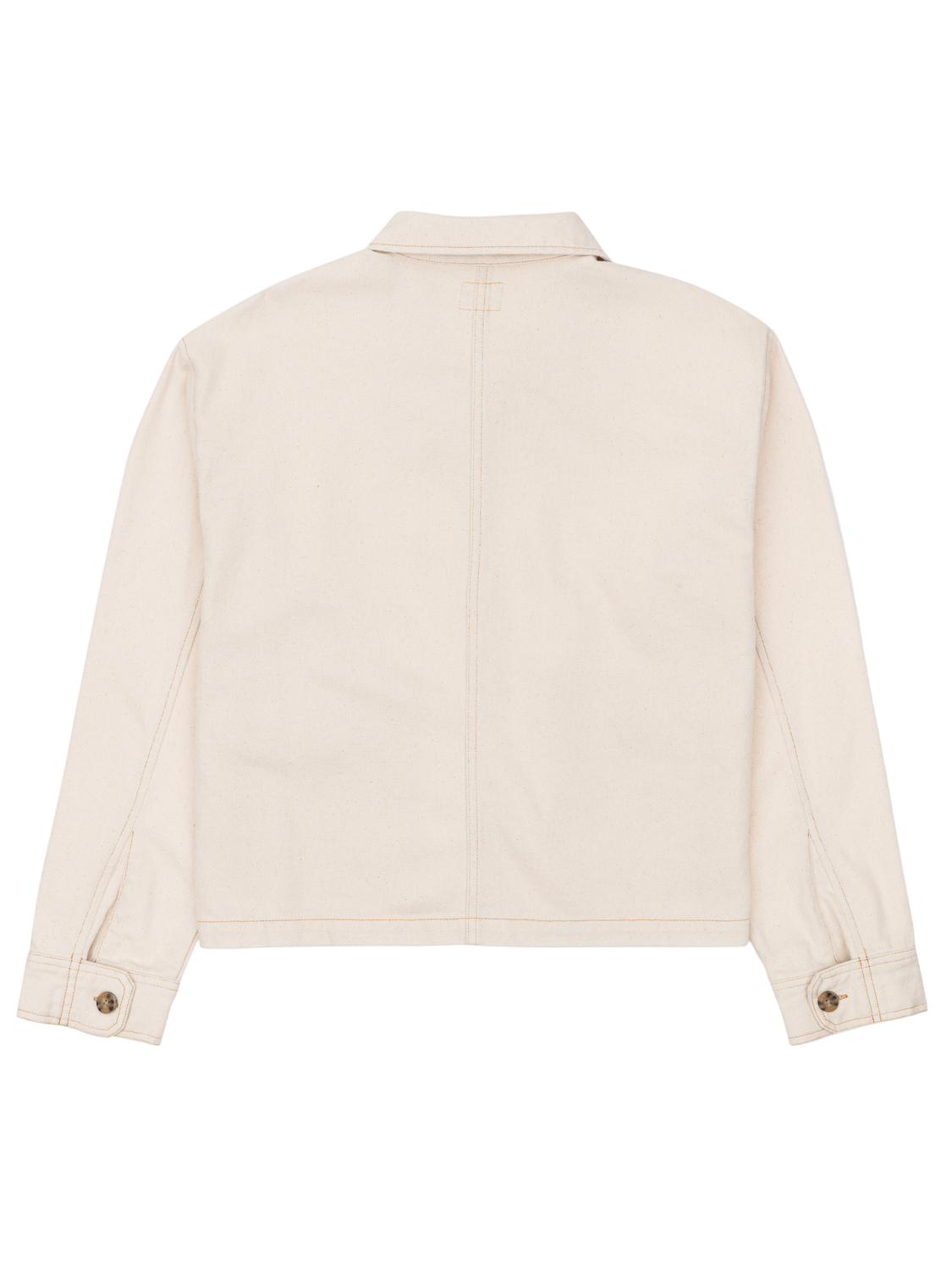 Beige jacket on a white background