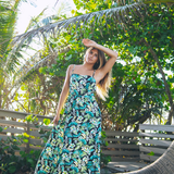 Fall Palms Maxi Dress
