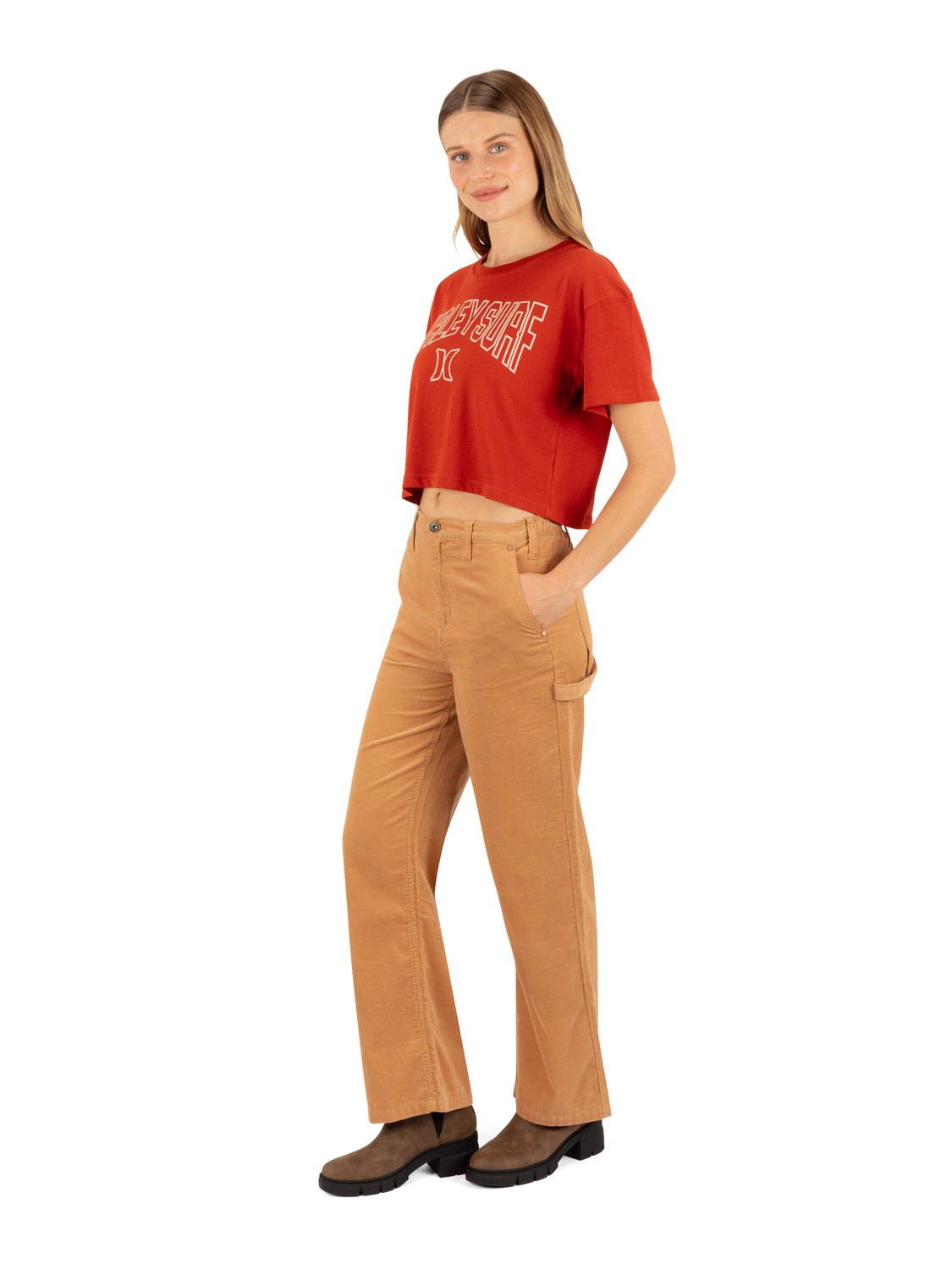 Collegiate Boxy Crop Tee