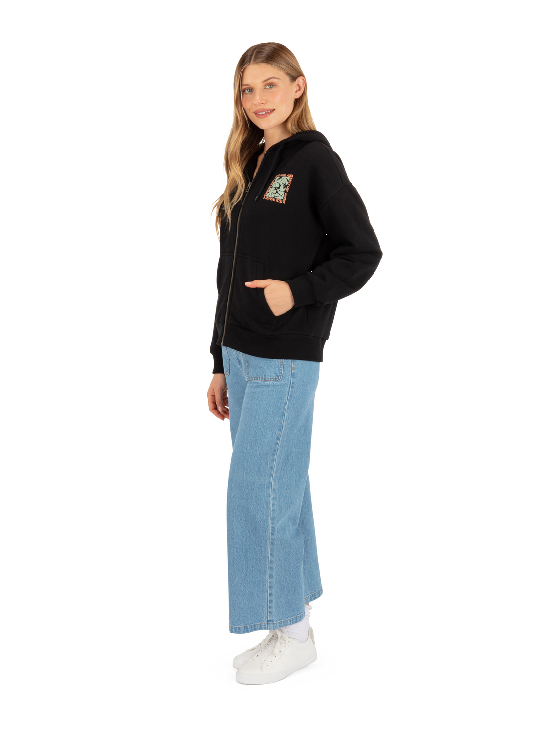 Hawaiian Kisses Zip Hoodie