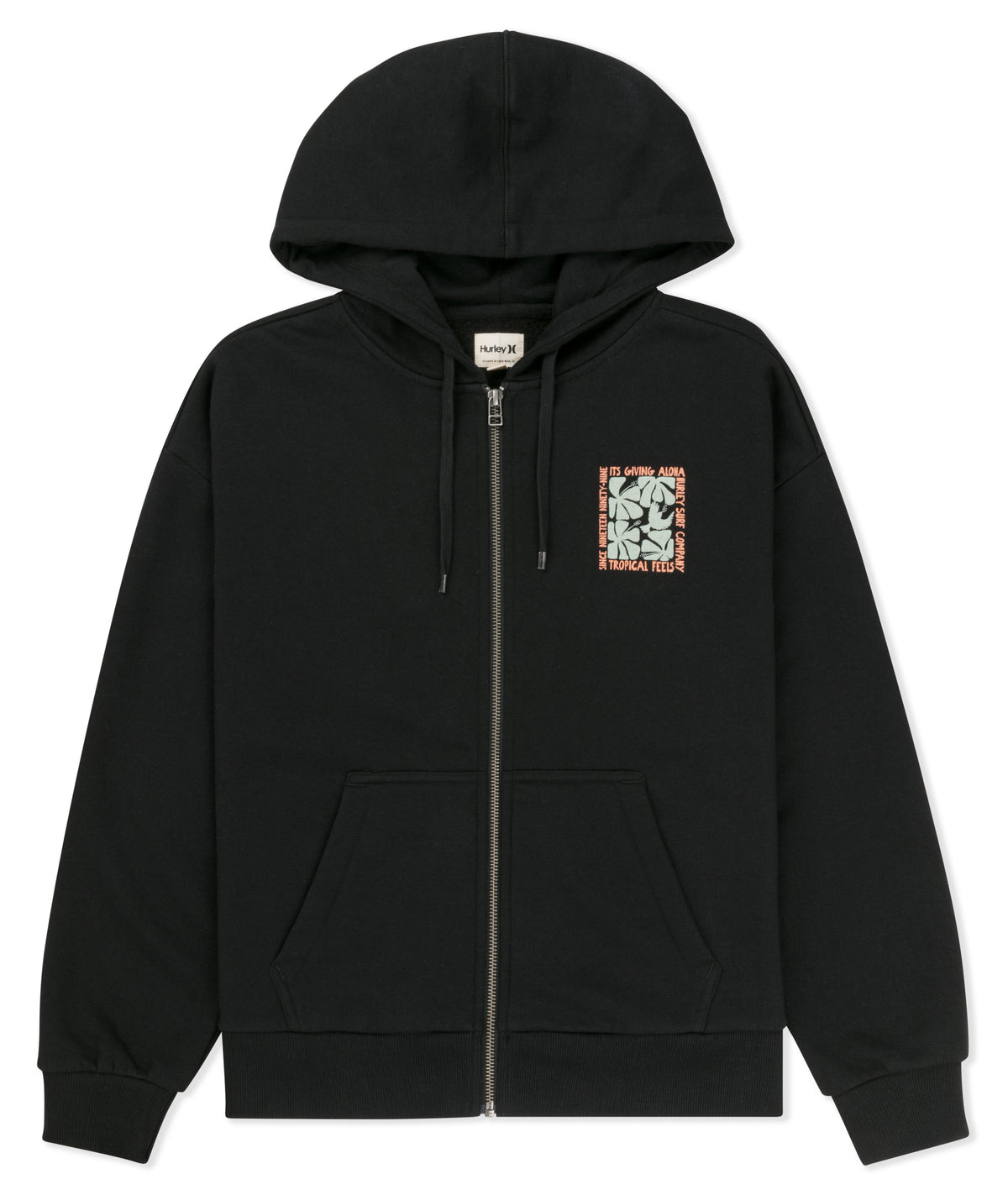 Hawaiian Kisses Zip Hoodie