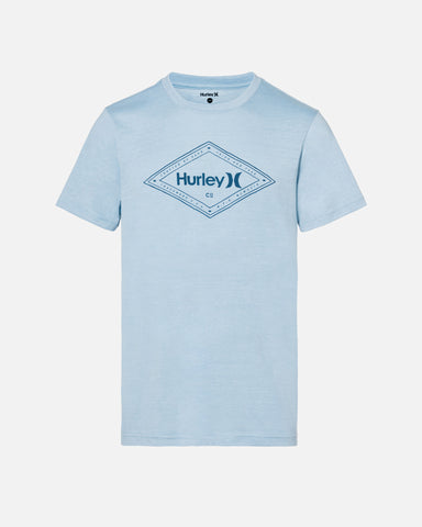 Blue/Grey - Essential Wayward Short Sleeve Graphic Tee | Hurley