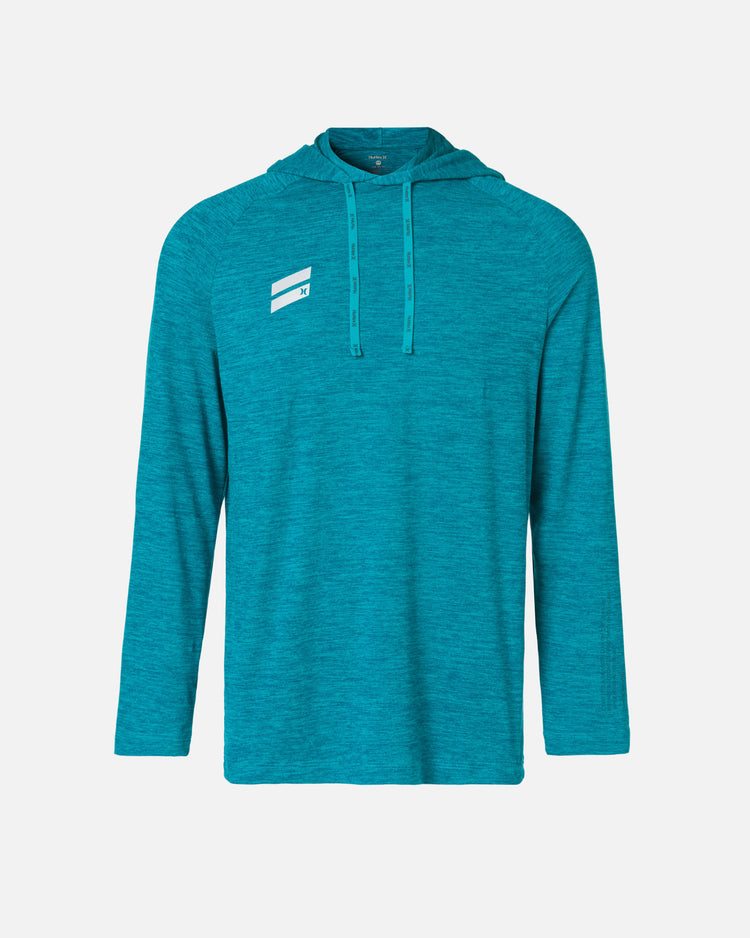 Teal - Exist Long Sleeve Hooded Tee | Hurley