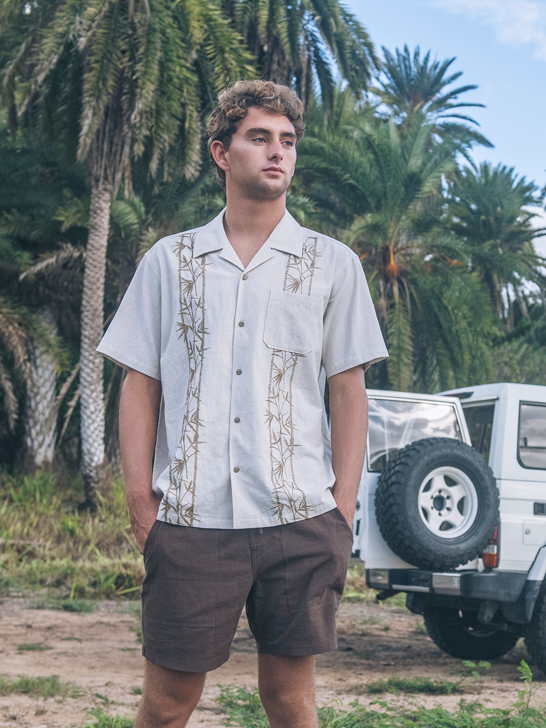 Sano Camp Embroidered Short Sleeve