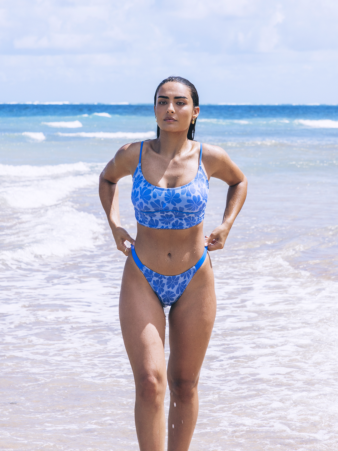 Pua Jacquard Crop Top