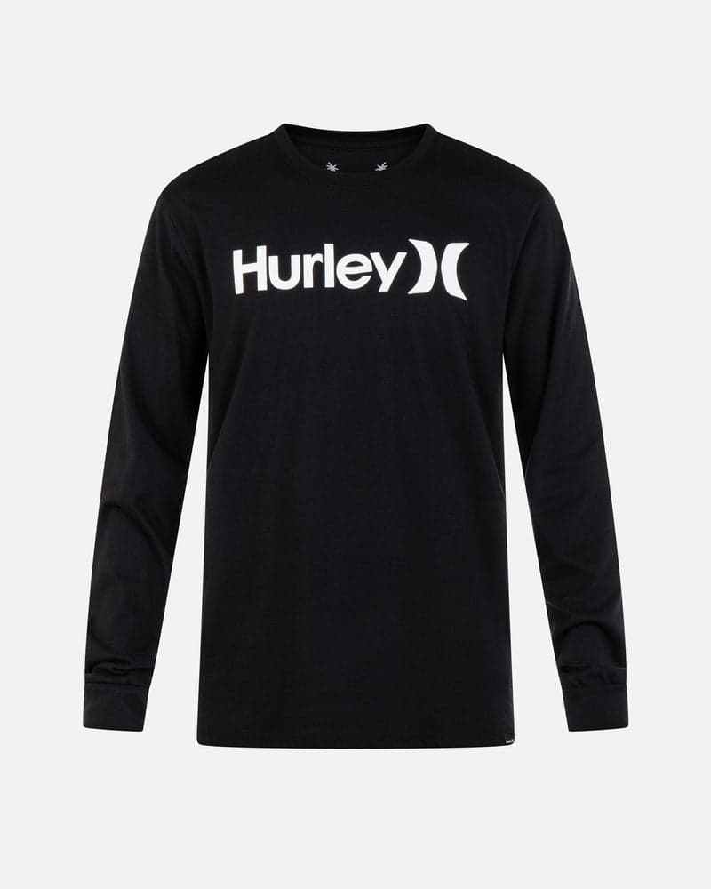 Black - EVERYDAY ONE AND ONLY SOLID LONG SLEEVE | Hurley