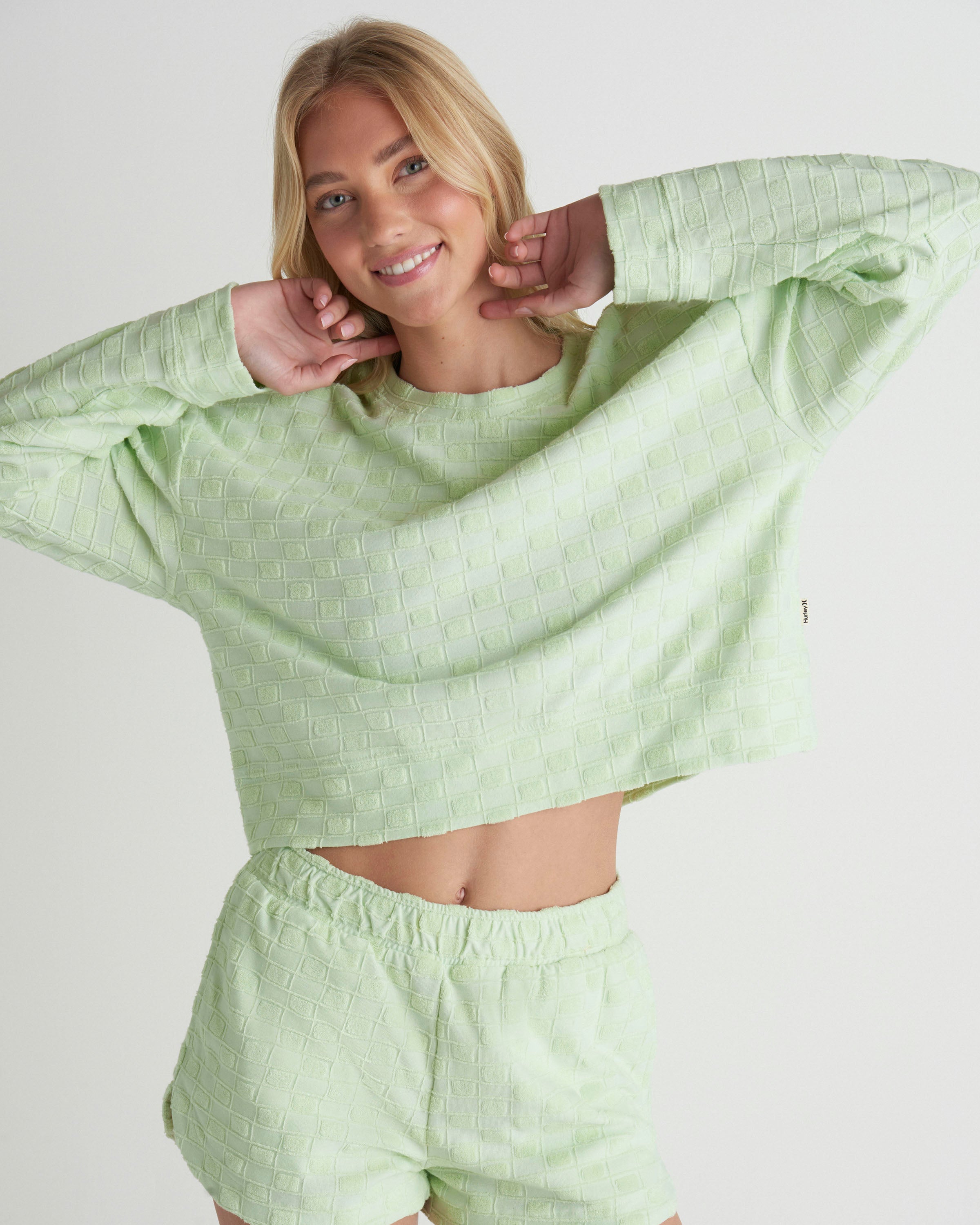 Venice Terry Boxy Crew Sweatshirt