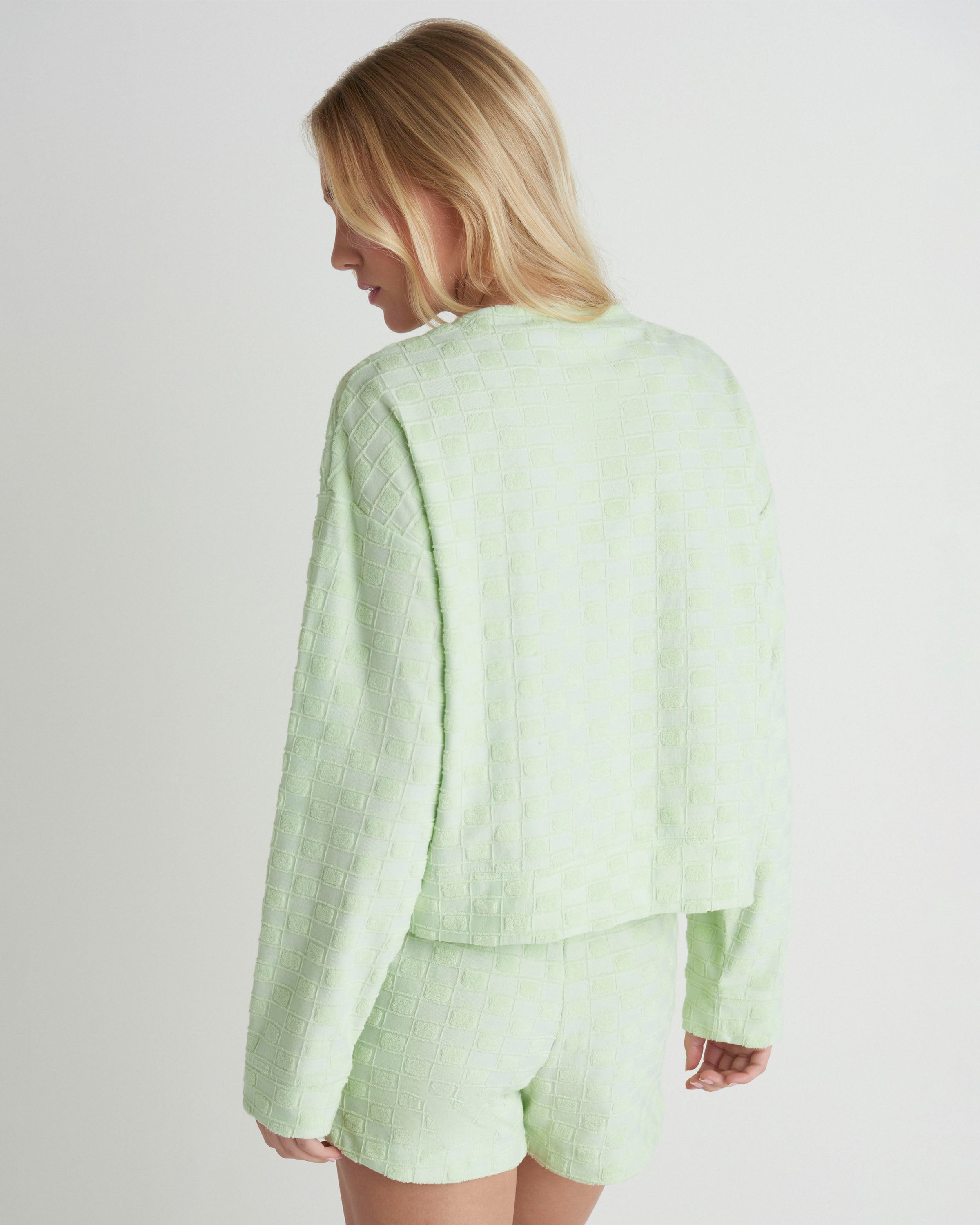 Venice Terry Boxy Crew Sweatshirt