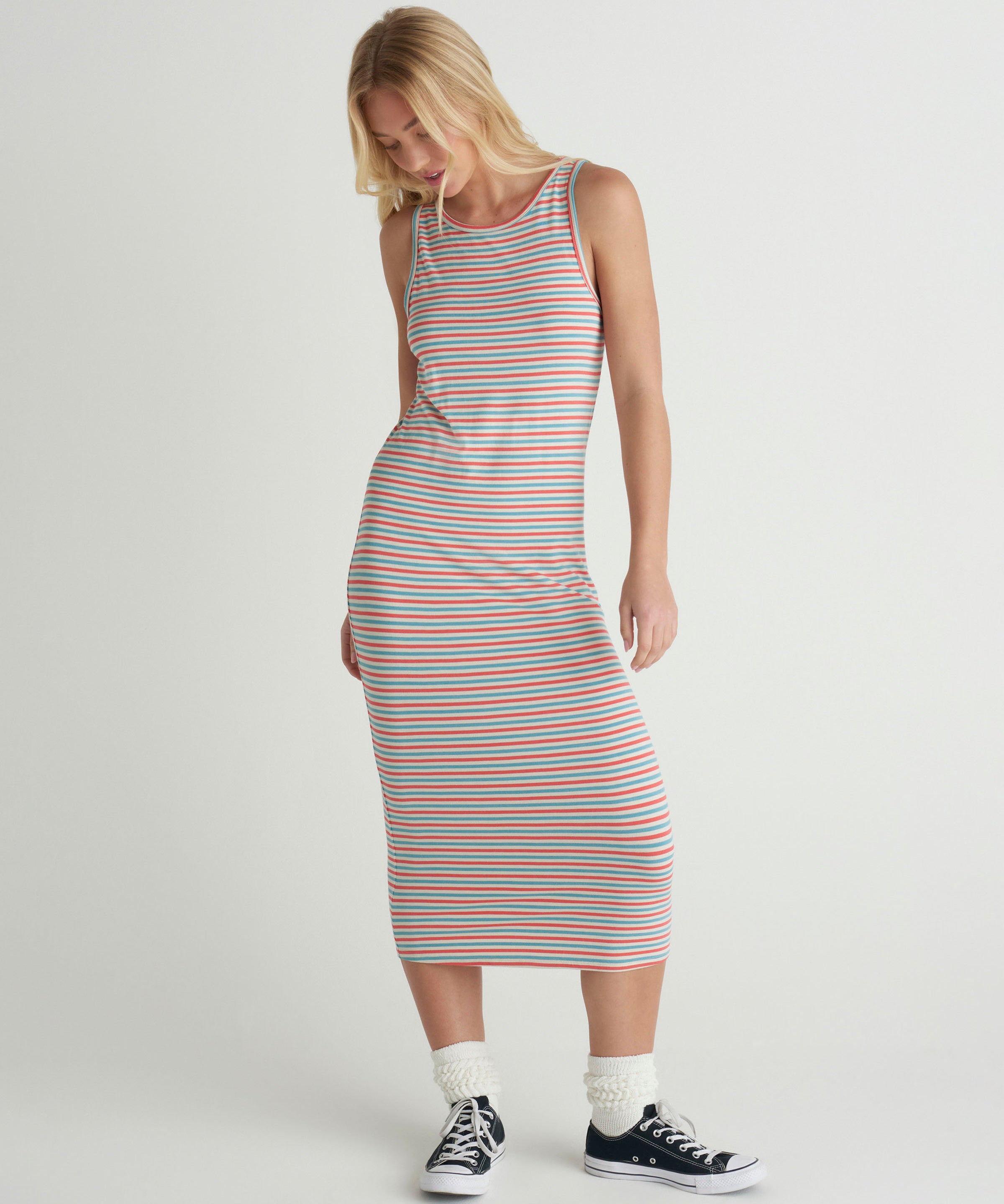 breezy midi dress MINKPINK Azure Keyhole Midi Dress Palm Leaves M