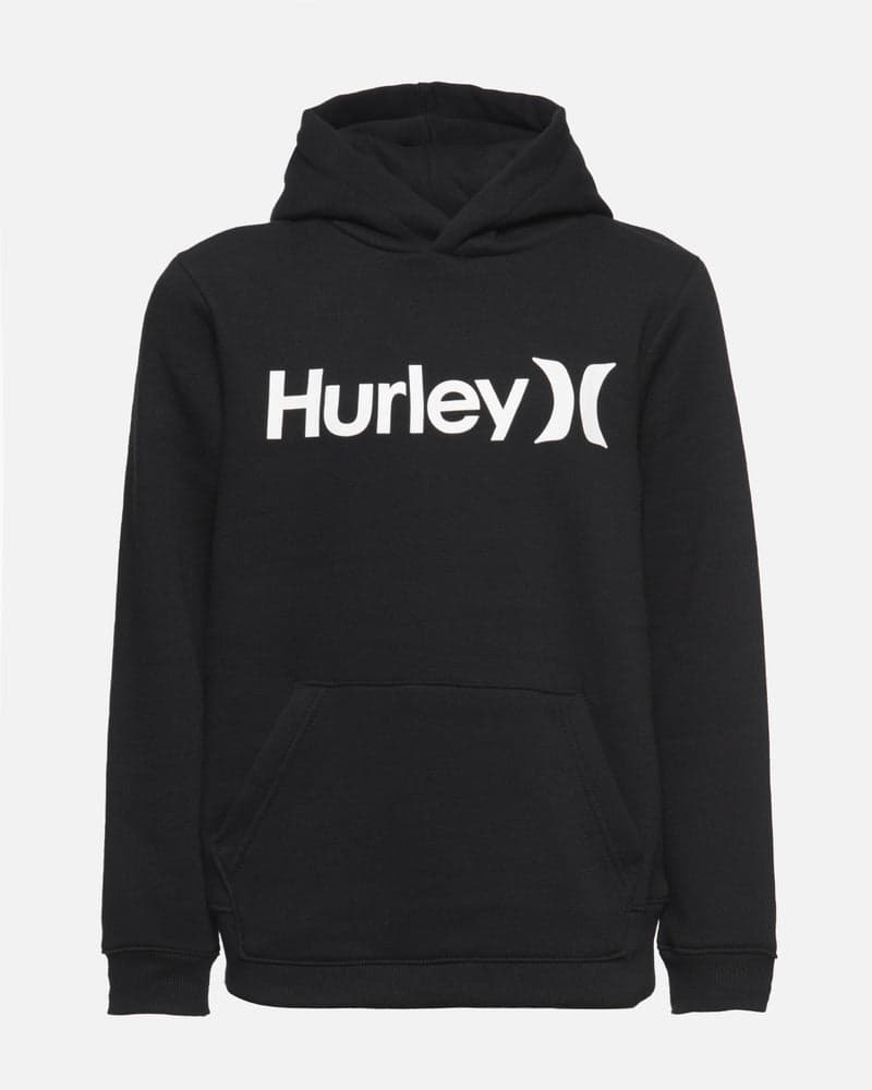 Plenarmøde forsvinde Diktatur BLACK - Boys' Hurley One and Only Logo Fleece Pullover Hoodie