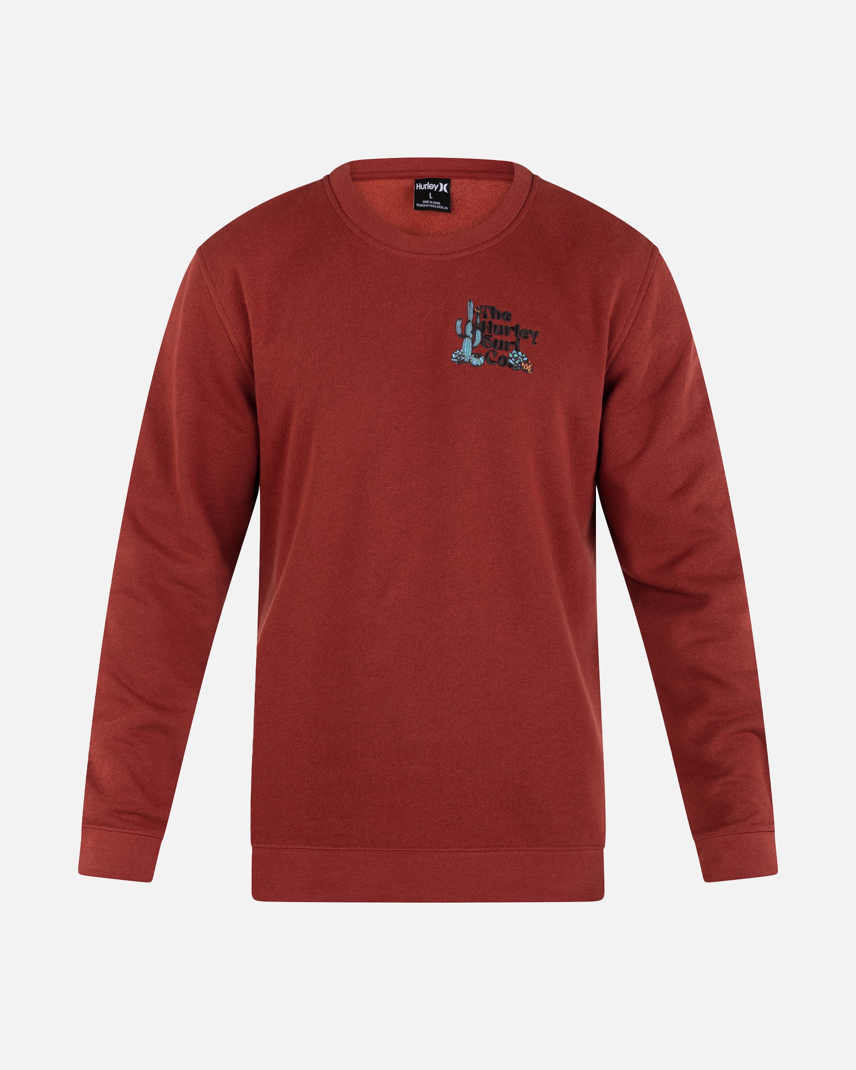 Cherokee Baja Fleece Pullover Crewneck Hurley