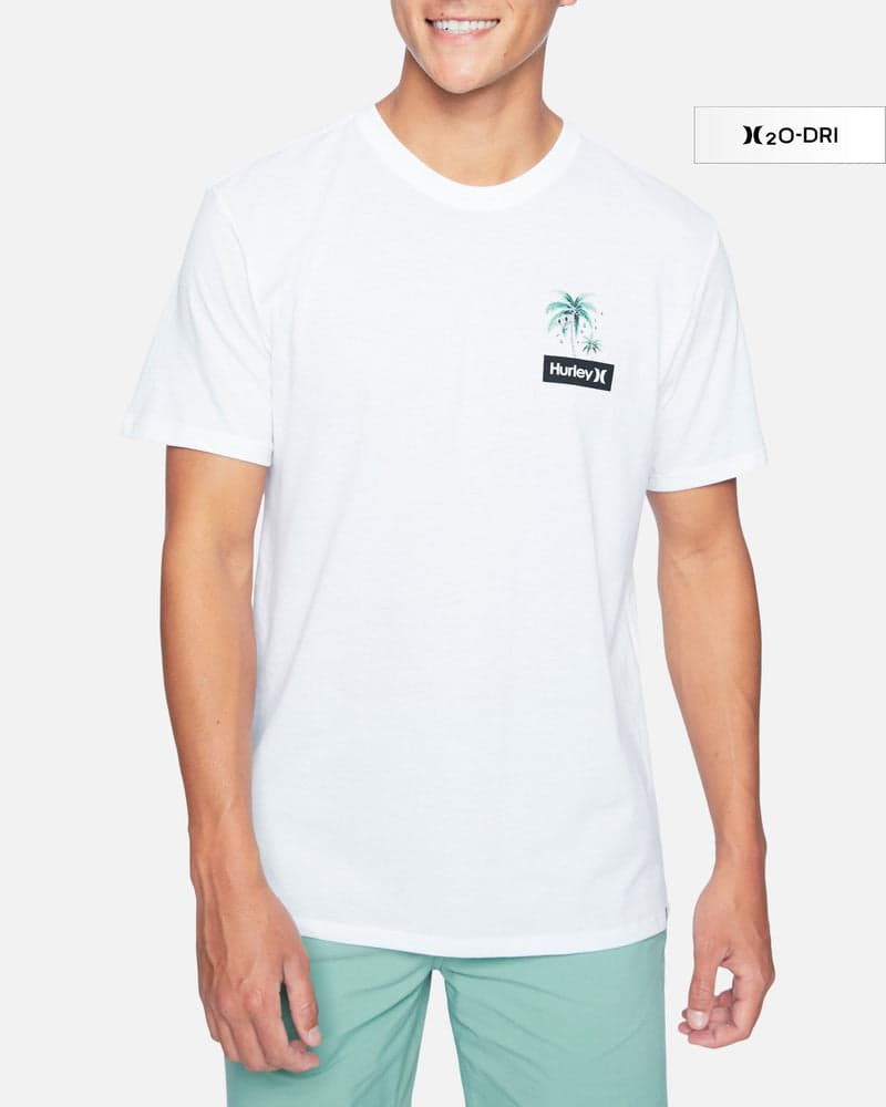 WHITE - H2O-DRI Chillaxing Short Sleeve T-Shirt | Hurley