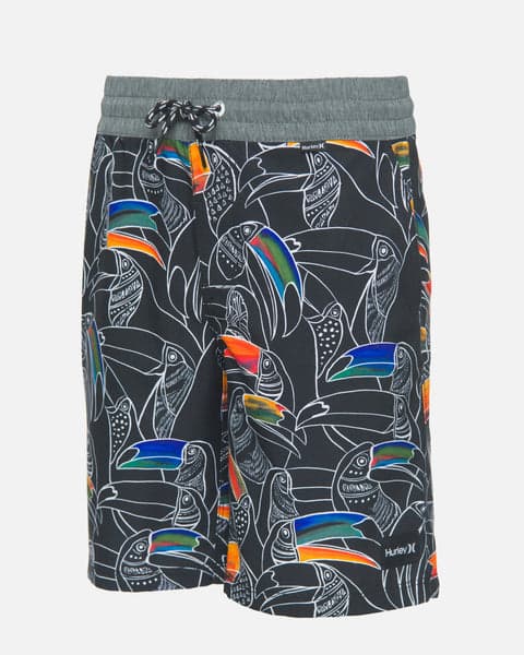 BLACK - Boys' Party Pack Volley Boardshorts 17