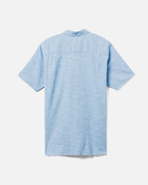Blue Oxford - One And Only Stretch Short Sleeve Shirt | Hurley
