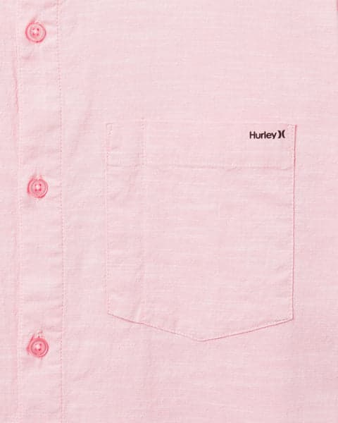 Pink - One And Only Stretch Short Sleeve Shirt | Hurley