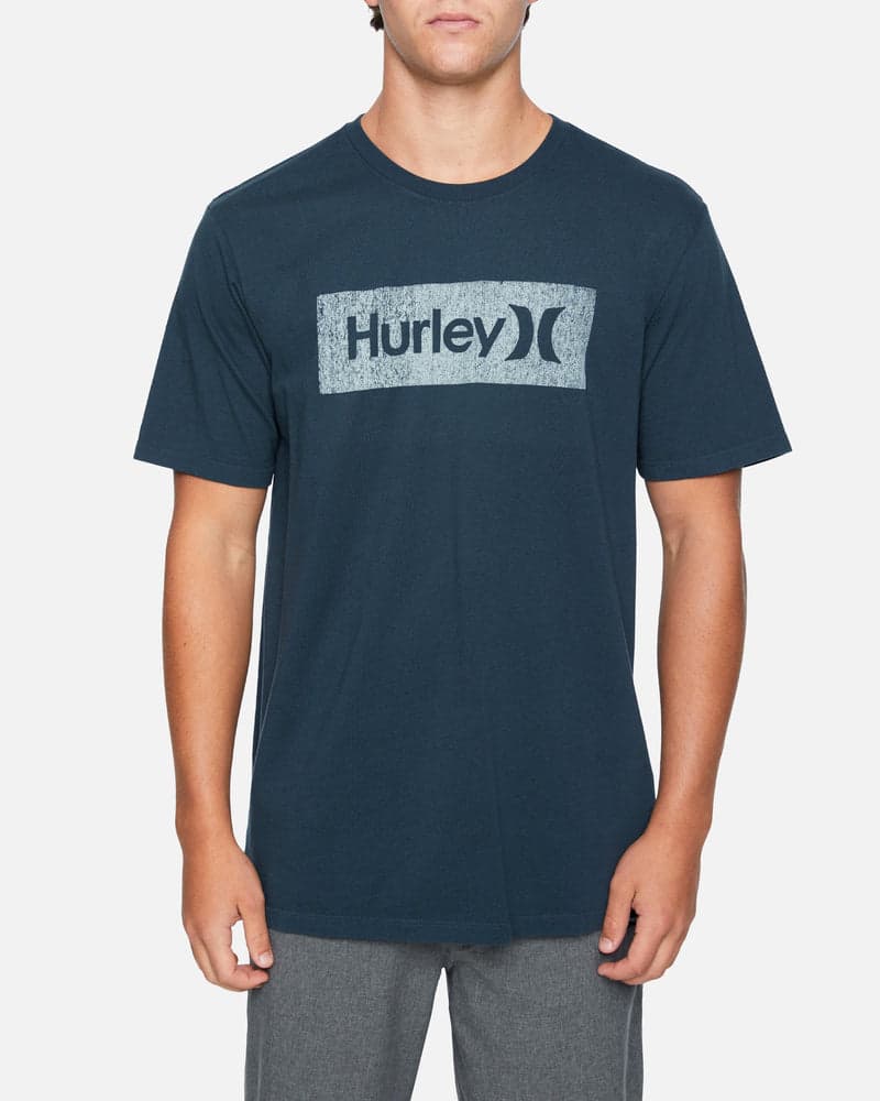 Hurley Sore Floral T-Shirt - Men's T-Shirts in Armory Navy