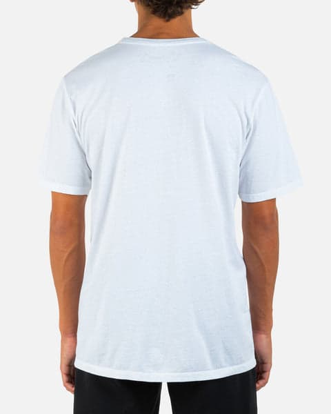 WHITE - Everyday Washed One and Only Slashed Short Sleeve T-Shirt | Hurley