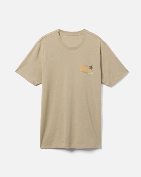 Khaki - Everyday Pacific Outrigger Short Sleeve T-Shirt | Hurley