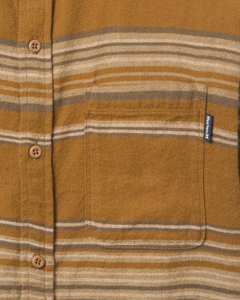 Bronzed - Portland Organic Flannel Shirt | Hurley